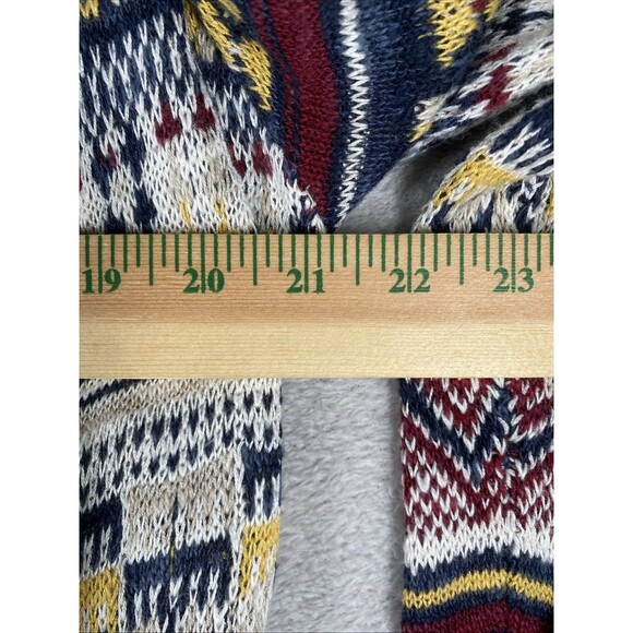 Hollister Open Front Cardigan Sweater Women's Medium Aztec Southwestern Long Slv - Picture 6 of 9